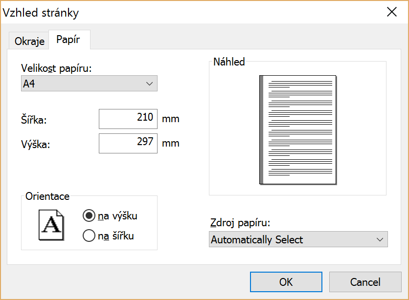 Vzhled stránky